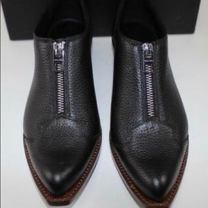 Coach Bandit Zip Leather Ankle Boots (Brand New)